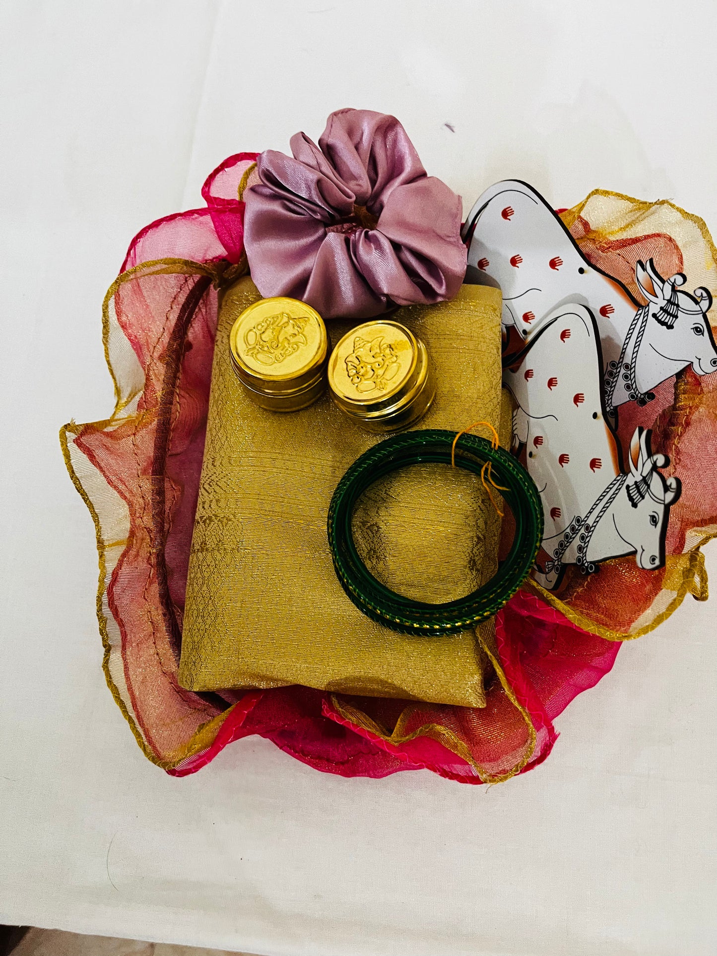 Tokri Bag Gift Pack – Brocade Blouse