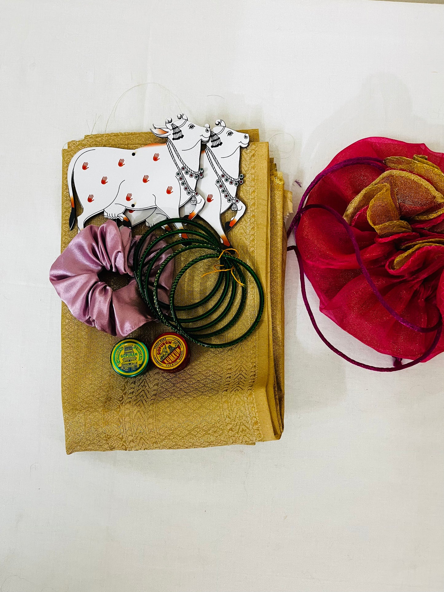 Tokri Bag Gift Pack – Brocade Blouse