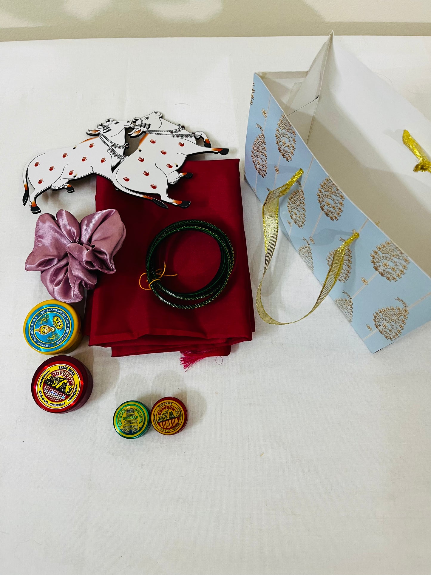 Paper Bag Gift Pack – Plain Silk Blouse