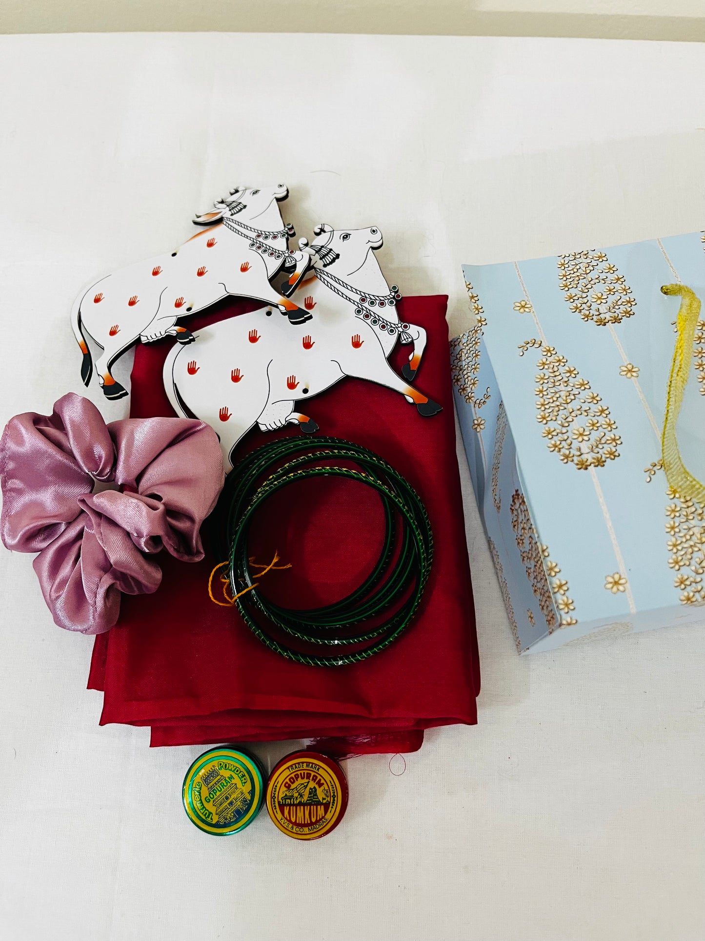 Paper Bag Gift Pack – Plain Silk Blouse