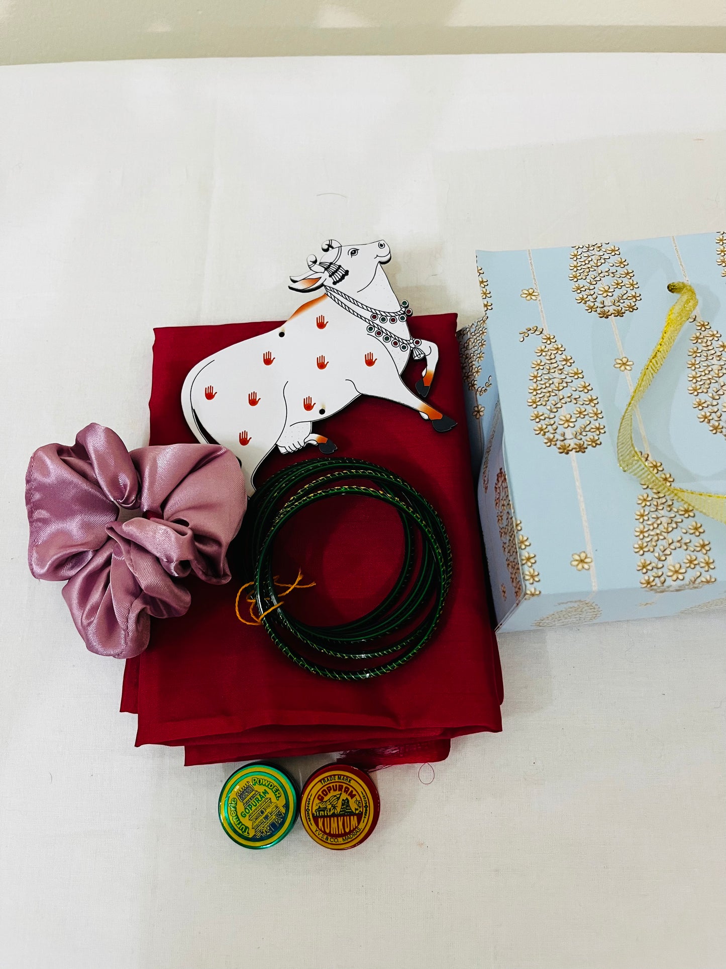Paper Bag Gift Pack – Plain Silk Blouse