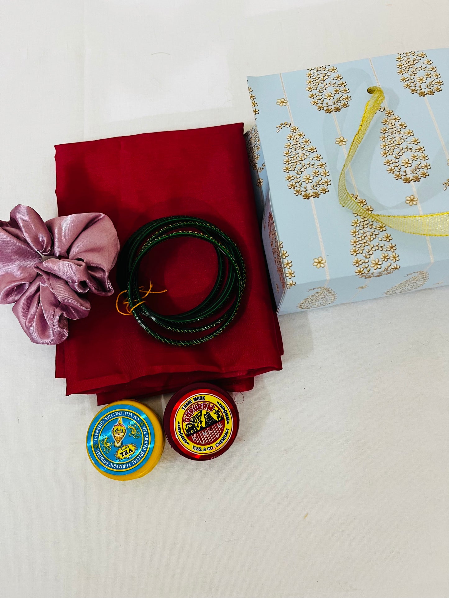 Paper Bag Gift Pack – Plain Silk Blouse