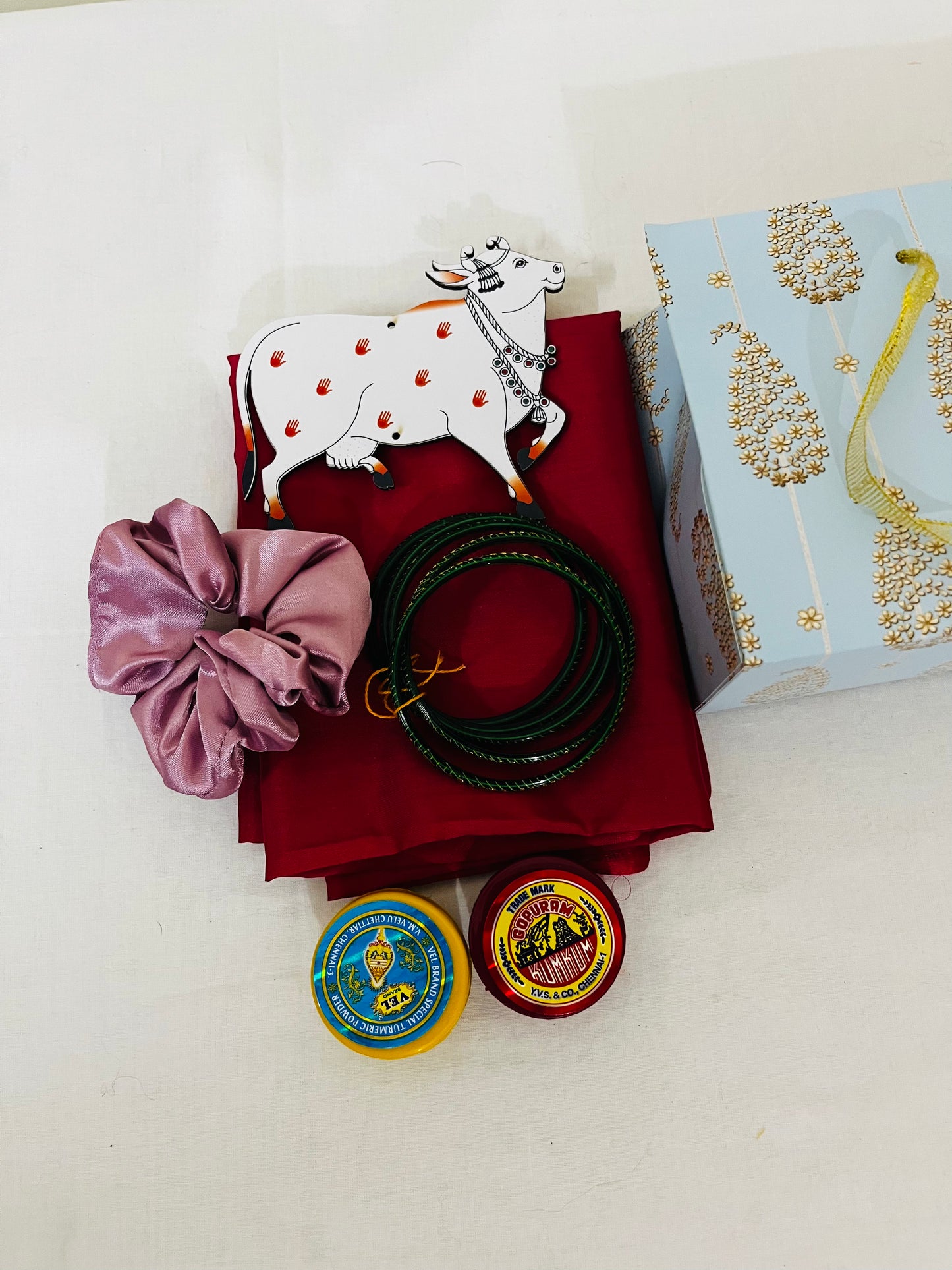 Paper Bag Gift Pack – Plain Silk Blouse