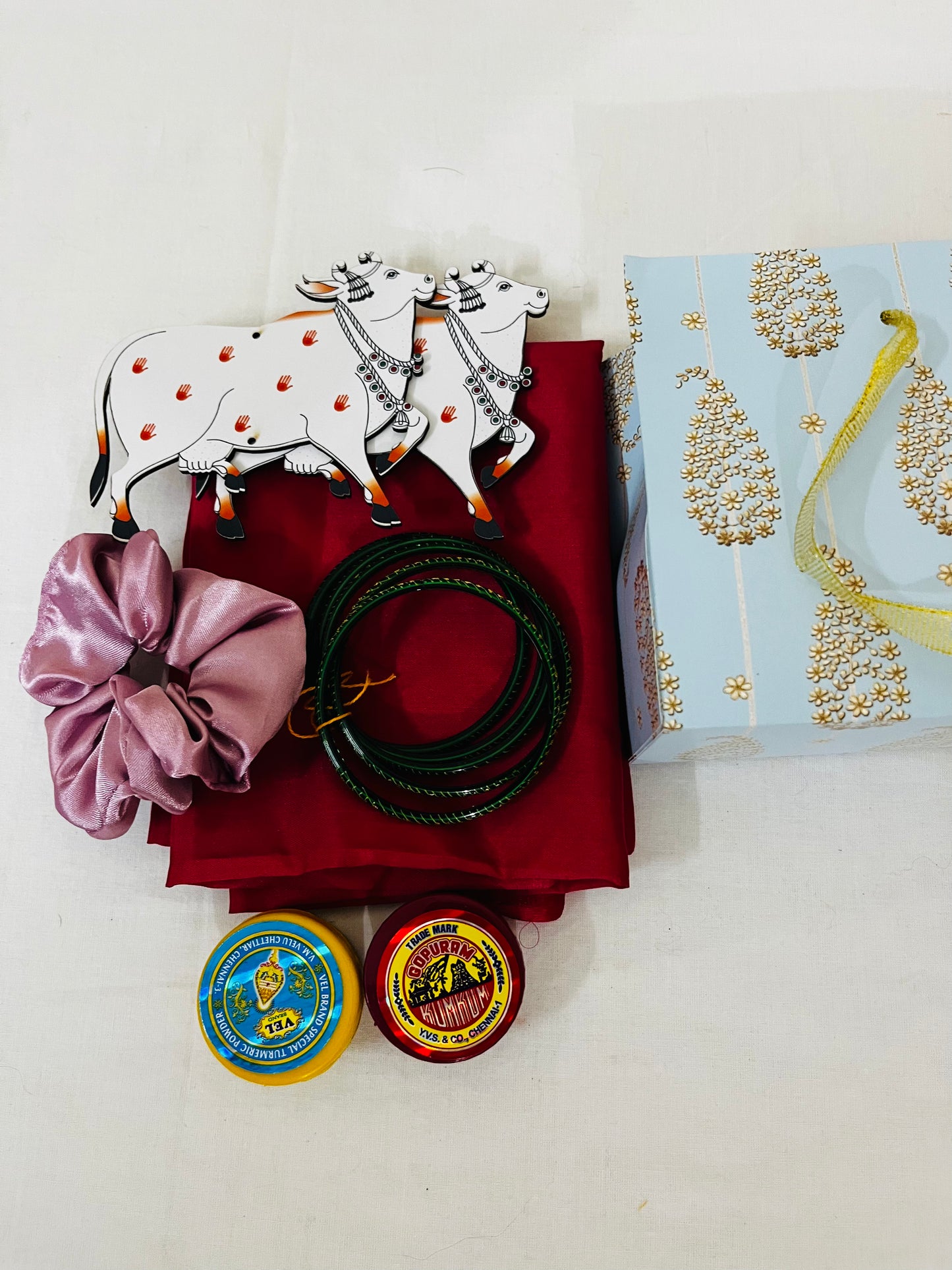 Paper Bag Gift Pack – Plain Silk Blouse