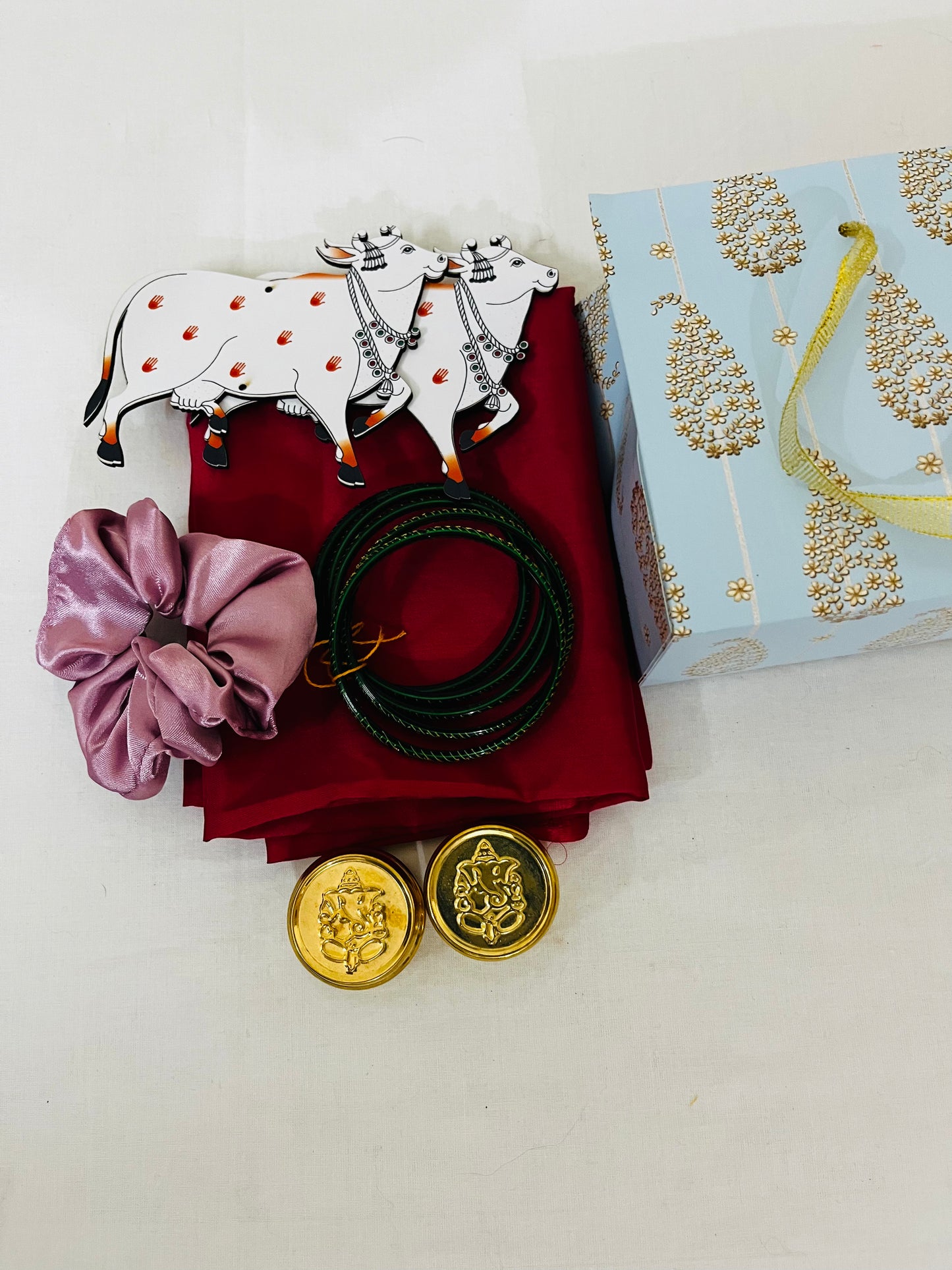 Paper Bag Gift Pack – Plain Silk Blouse
