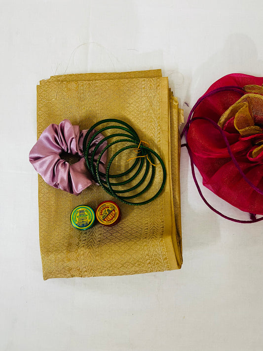 Tokri Bag Gift Pack – Brocade Blouse
