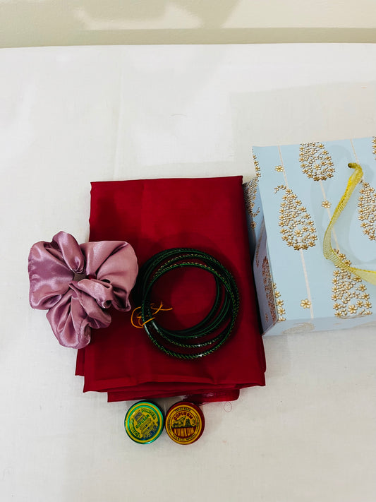 Paper Bag Gift Pack – Plain Silk Blouse